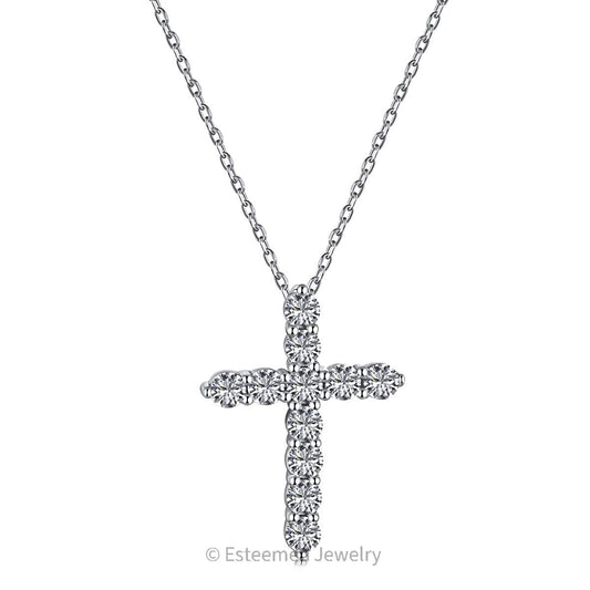 Faith Silver Necklace