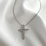 Faith Silver Necklace
